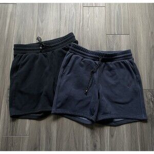 Fabletics Men's Shorts Bundle Size S/M Gray Black Fleece Sweats Run Gym